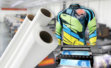 100gsm Fast Dry Sublimation Paper Roll for polyester fabric