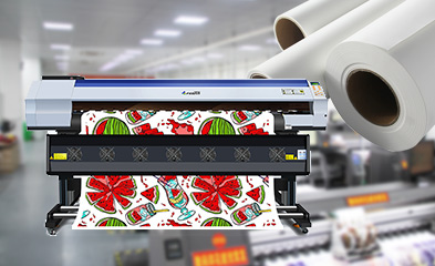 High Speed Textile Sublimation Transfer Paper digital Printer CF-8000 for polyester fabric